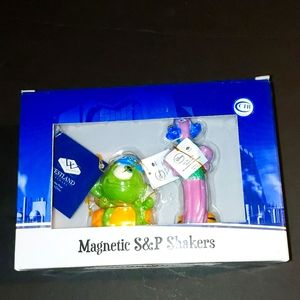 Rare Disney Monsters Inc Magnetic Salt & Pepper Shakers